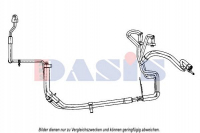 AKS DASIS 885808n -  Трубопровод высокого / низкого давления, кондиционер